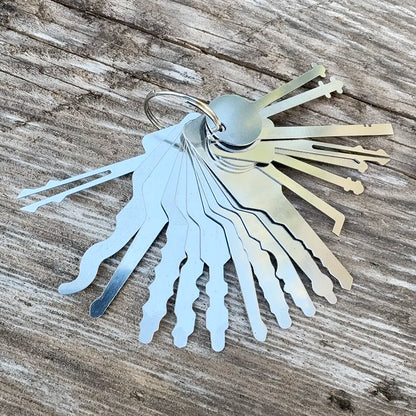 18-Piece Warded & Jiggler Pick Set