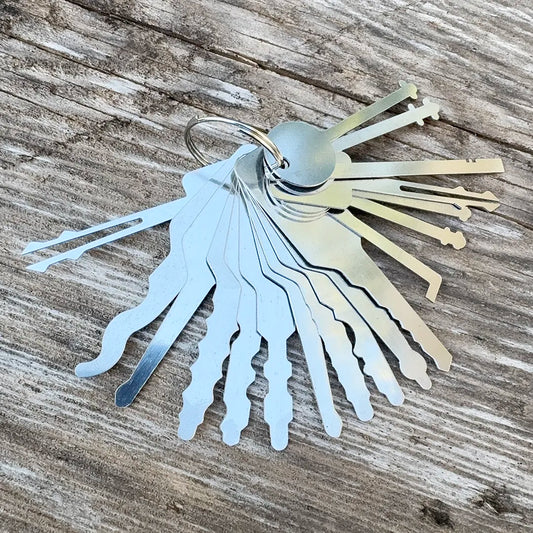 18-Piece Warded & Jiggler Pick Set